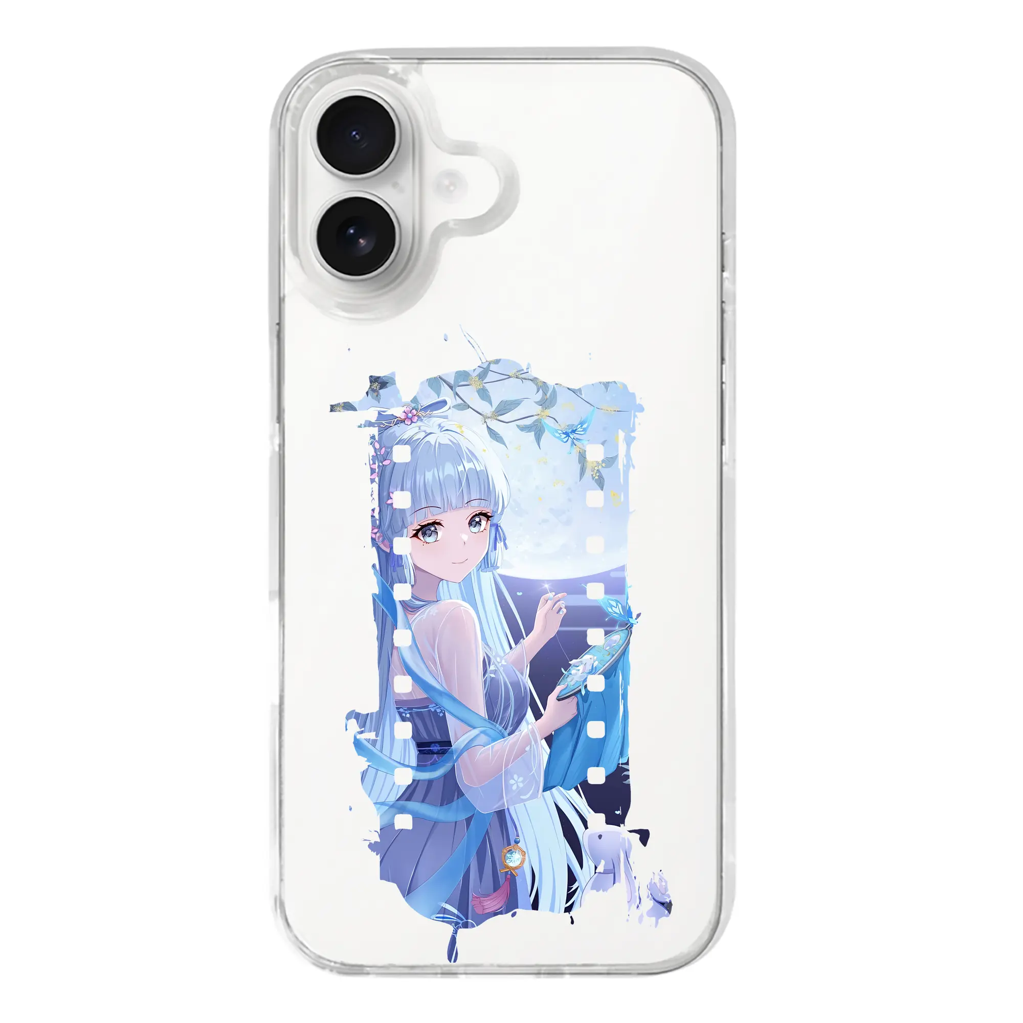 原 神 グッズ 神里綾華 - iPhone 17シリーズ 透明スマホケース – 薄型・耐衝撃・精密フィット保護カバー